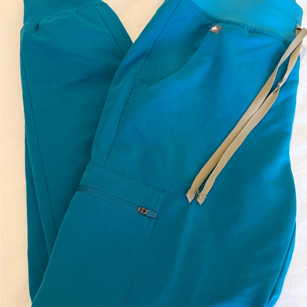 Figs Teal Joggers